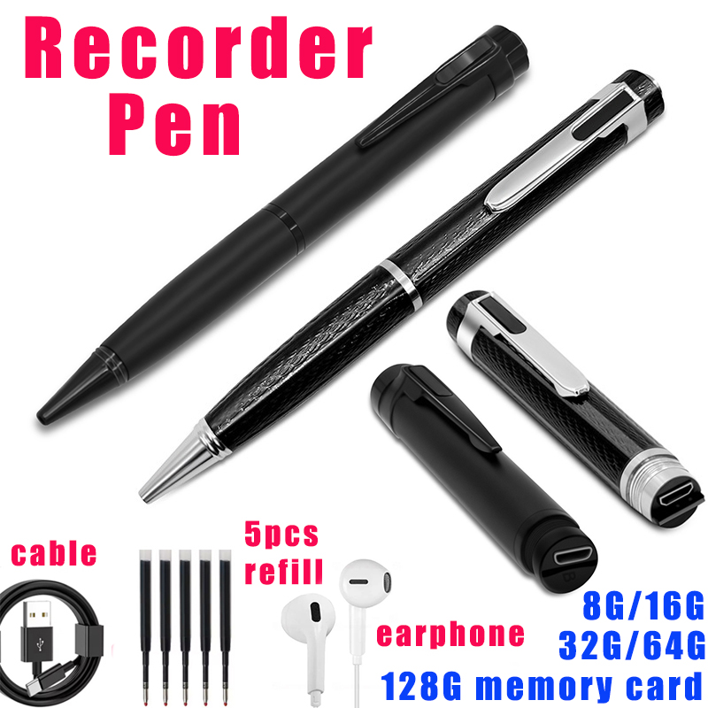 Voice Recorder Pen - Digital Activated Pen Voice Recorder 8G-128G