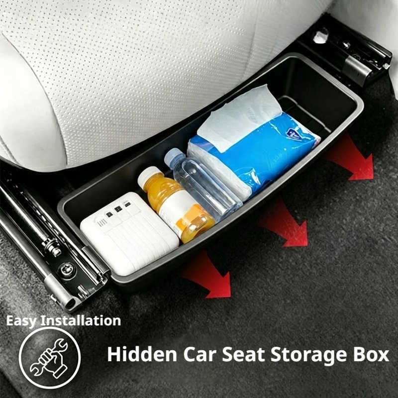 Electronic Gadgets - Under Seat Storage Box Universal Car