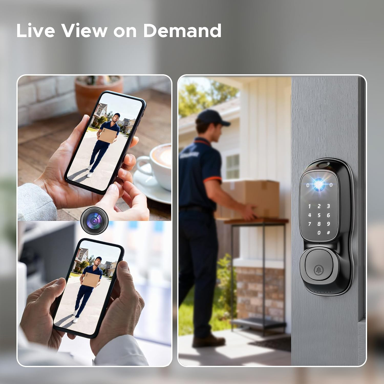 Tuya Wifi Smart Door Lock ‎Cam - đánh giá và giá Electronics & Gadgets Charging Gocable 8 In 1 Edc 100W Cable