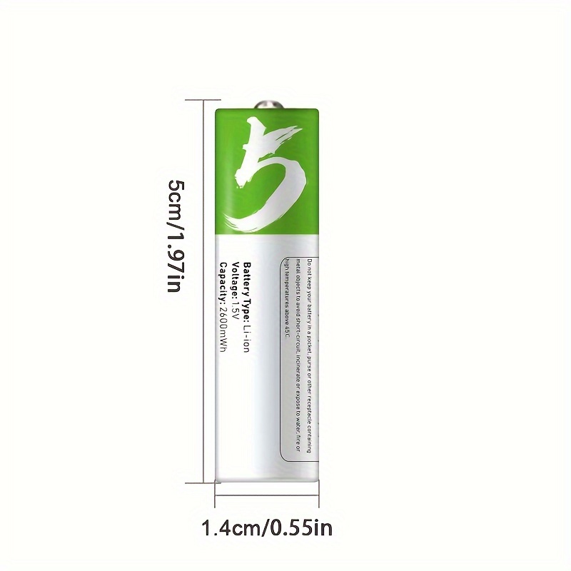 Smart 1.5V AA 2600mWh USB Rech - đánh giá và giá Modern Electronics Gadgets