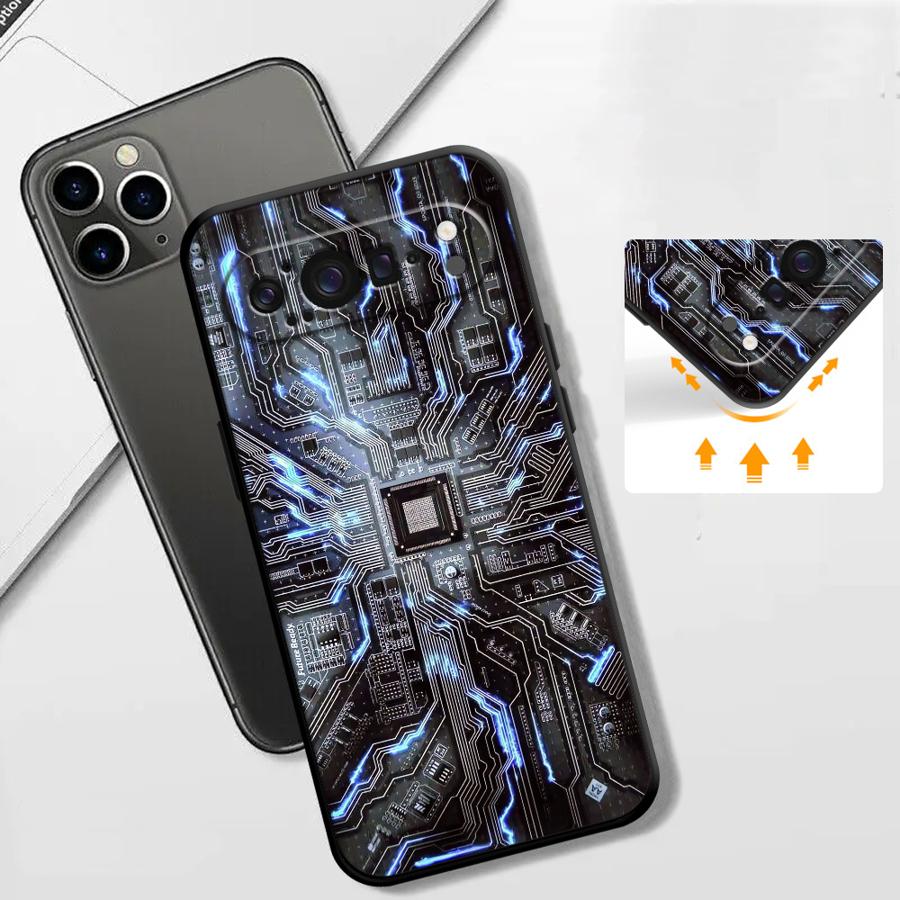 Retro Circuit Board Funda Phon - đánh giá và giá Google Pixel 9 Pro